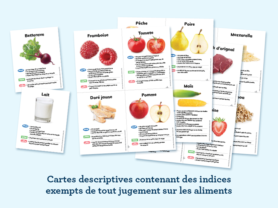 Bingo des aliments 