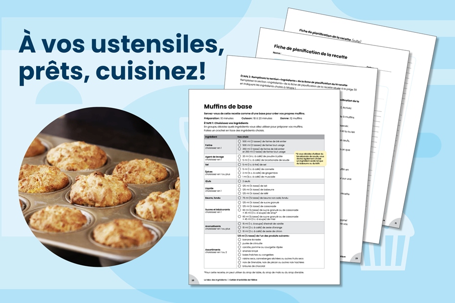 Le labo des ingrédients : Leçon 5 – Le grand défi pâtisserie de classe