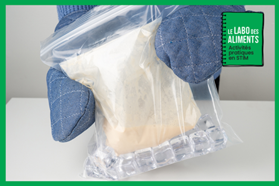 Le labo des aliments : Crème glacée dans un sac