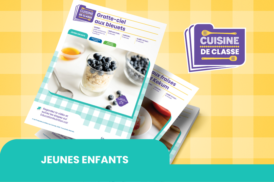 Recettes pour les jeunes enfants