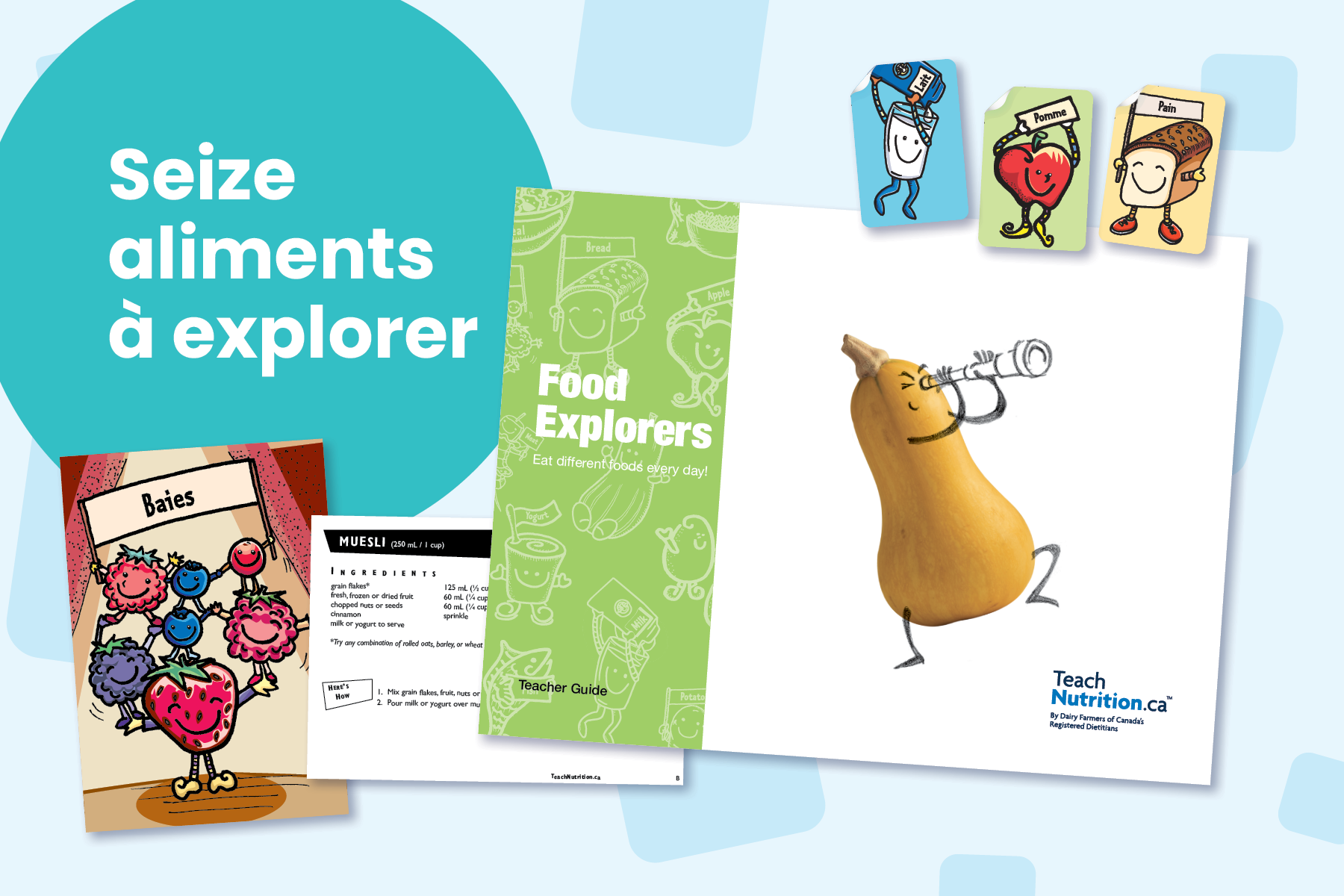 Les explorateurs d'aliments