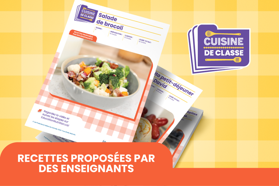 Recettes d’enseignants : d’une classe à l’autre