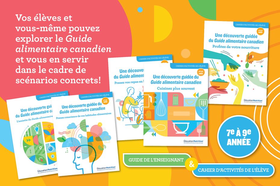 Une découverte guidée du Guide alimentaire canadien – 7e à 9e année