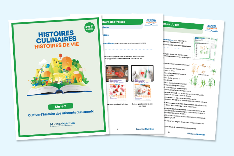 Histoires culinaires, histoires de vie – Série 2 :  Activités pour les élèves