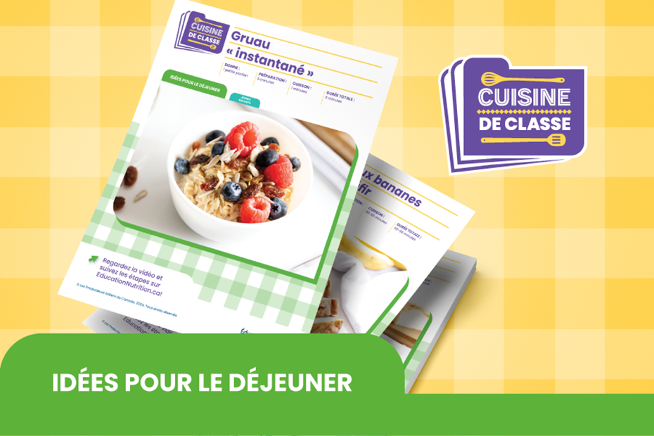 Déjeuner en classe à toute heure