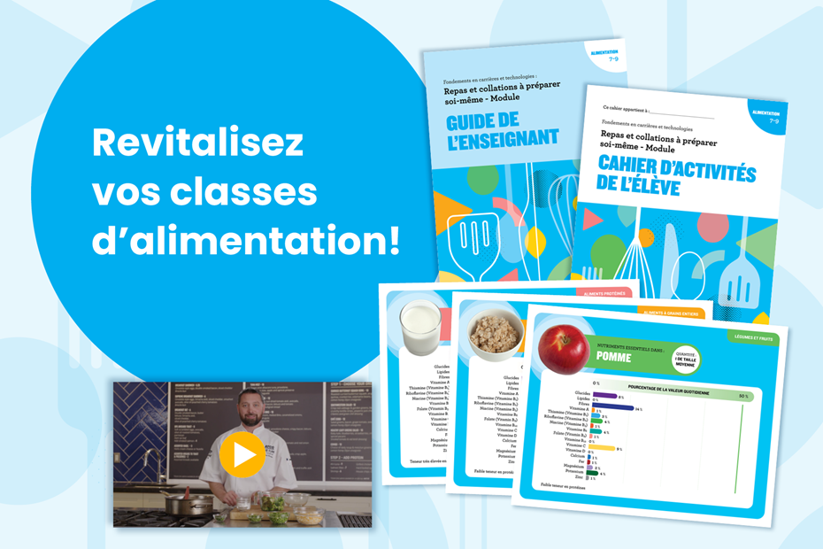 Repas et collations à préparer soi-même